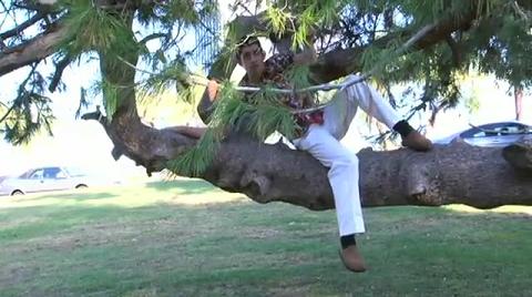 Richard in a tree