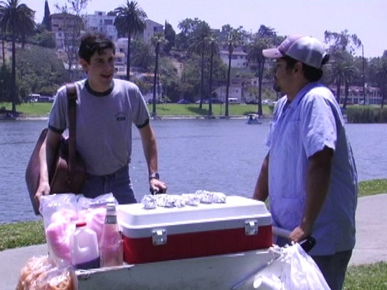 Back at the food cart